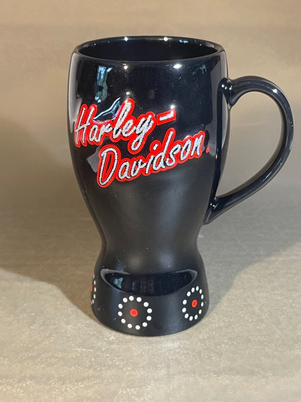 Harley-Davidson Mug Official Licensed Product by RUSS 2009 Black Red 11 oz (742)